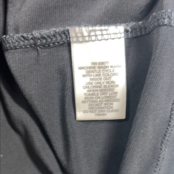 Liz Claiborne Black Mini Dress with Gold Detailing - Picture 9 of 10